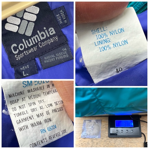 ❄️VINTAGE |•COLUMBIA•| Whirlybird 4-in-1 Winter Ski Radial Sleeve Jacket Large - Picture 14 of 16
